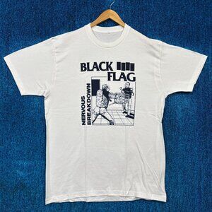 Black Flag Nervous Breakdown Album Hardcore Punk Band Tee XL